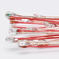 Lot de 12 ou 24v, 0402, 0603, 0805 ou 1206 SMD LED, pré-câblé, avec câble SMD, 3v, 5v, 12v, 24v, 10 pièces