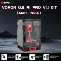 Imprimante 3D FYSETC VORON 0.2 R1 PRO Corexy avec carte mère CATALYST V2.0, MINI Stealthburner amélioré haute précision