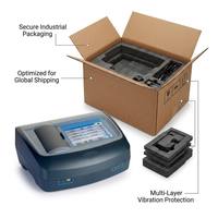 Espectrofotómetro Visible de Alta Precisión 320-1100nm, Sistema Óptico de Doble Haz, Pantalla Táctil TFT a Color de 7 Pulgadas, de Sobremesa para Laboratorio
