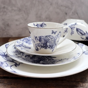 Markdown Nordic Jungle Series Kitchen Accessories Ceramic Dinner Plates & Dishes - Product Image 3
