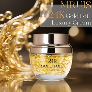 <span class=keywords><strong>Crema</strong></span> Facial Antioxidante Iluminadora de Piel de 24K y 50G al por Mayor, Vegana, Fortalece la Barrera Cutánea, Calmante e Hidratante - Product Image 6