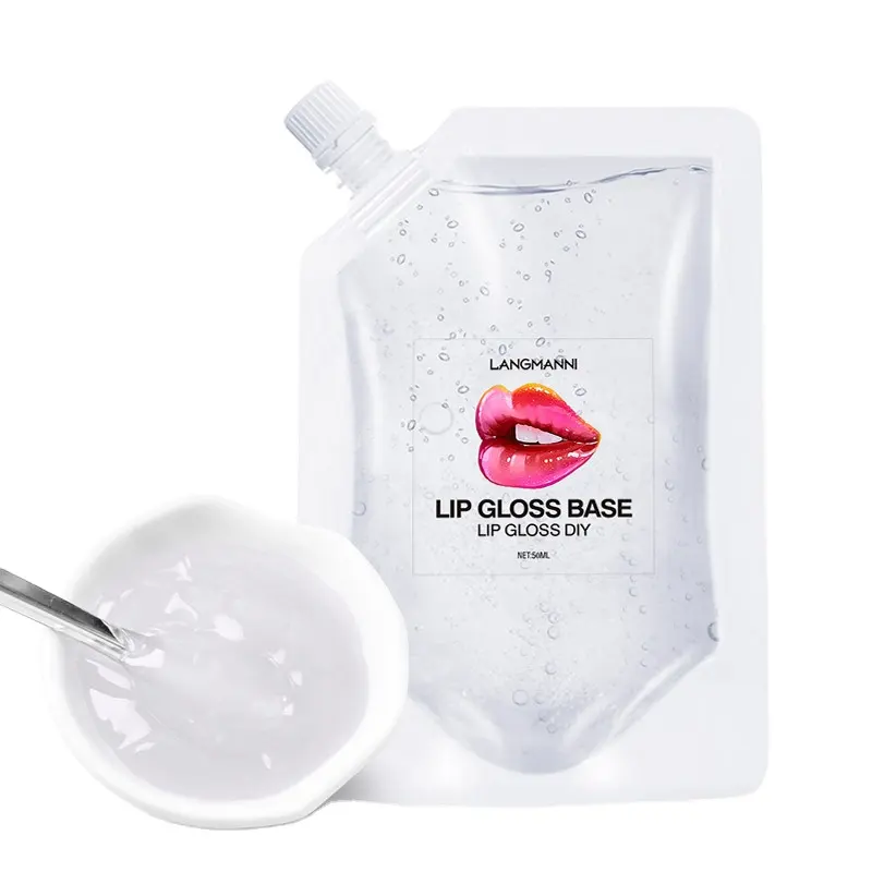 2022 Lip gloss Rohstoffe Großhandel Bio Vegan Shine Clear Liquid Lip gloss Base Diy