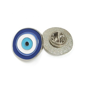 Pin Nazar Mal Olho Grego Broche Mau Olho Lapela Pin Blue <span class=keywords><strong>Eye</strong></span> Protect Badge Pin Esmalte Vintage para Homens e Mulheres - Product Image 2