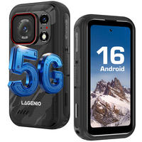 Smartphone robuste LAGENIO Eagle Pro 5G Mini avec caméra d'action 48MP, certifié IP68 IP69K, pour équipes de forage, vente en gros, en stock