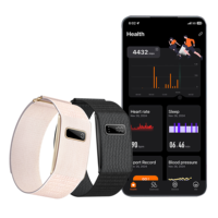 Bracelet intelligent H59MAX+ - Suivi d'activité - Moniteur de santé 24h/24 - Bracelet intelligent avec écran numérique LED - Bracelet en nylon et silicone