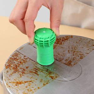 Stainless Steel Pot Cleaning Scrubber <b>Round</b> Mixed Colors Rust Remover Kitchen <b>Brush</b> - Product Image 3
