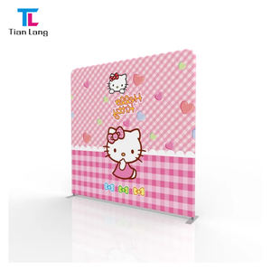 TianLangChina Factory's Arc-Shaped Marco de aluminio Trade Show Telón de fondo Hot-Transfer Pillow para publicidad - Product Image 2