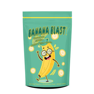 Bolsa de plástico resellable tipo almohada para chips de plátano, empaque para chips de frutas - Product Image 5