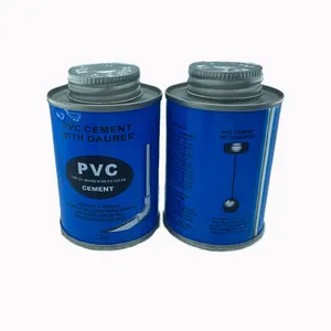 La colle de ciment UPVC résistante à la compression et à la corrosion est utilisée pour coller de petits joints de tuyaux en plastique incurvés et semi-incurvés