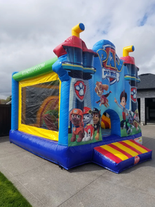 Gia đình sử dụng thương mại người lớn trẻ em <span class=keywords><strong>Inflatable</strong></span> Bounce House <span class=keywords><strong>Inflatable</strong></span> màu xanh cầu vồng <span class=keywords><strong>Bouncer</strong></span> Dog <span class=keywords><strong>Inflatable</strong></span> <span class=keywords><strong>Bouncer</strong></span> - Product Image 3