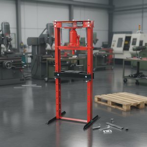 <span class=keywords><strong>Presse</strong></span> <span class=keywords><strong>d</strong></span>'<span class=keywords><strong>atelier</strong></span> semi-automatique hydraulique/pneumatique REACH <span class=keywords><strong>12T</strong></span> pour la réparation des métaux - Vente en gros - Product Image 2