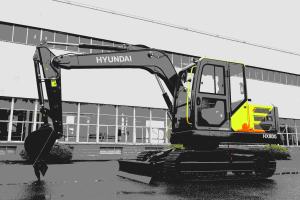 Excavadoras Hyundai originales HX80G 8 TON - Product Image 2