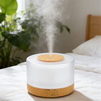 Diffuseur d'aromathérapie à ultrasons de qualité supérieure de 500ml avec minuterie à 7 couleurs changeantes et arrêt automatique sans eau avec télécommande