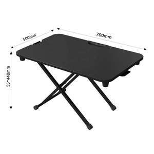 Ergonomic xách tay khí nén chiều cao-điều chỉnh kim loại hiện đại tiết kiệm không gian nhà/văn phòng bàn chuyển đổi - Product Image 4