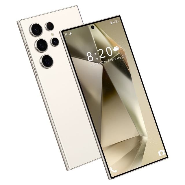 Large Screen S24 Ultra Smartphone 7.3 Inch HD+ Display Perfect For Movies 5G Network Android 13