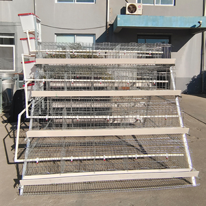 Grande cage à poulets à 4 niveaux en batterie 1000 œufs de <span class=keywords><strong>poules</strong></span> <span class=keywords><strong>pondeuses</strong></span> et d'élevage d'oiseaux pour fermes avicoles en vente - Product Image 1