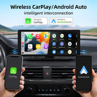 GRANDNAVI Kamera Dasbor Layar Sentuh IPS Full HD 10,26 Inci Wireless CarPlay Android Auto 1080P Penglihatan Malam Monitor Parkir