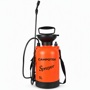 Pulverizador Manual a Presión de 5L, Rociador de Agua para Jardín con Boquilla Ajustable y Correa para el Hombro, para Agricultura - Product Image 6