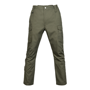 Pantalones Conquistador Flex - Pantalones Cargo Casuales de Corte Recto y Cintura Media para Hombre con Bolsillos, Transpirables, Resistentes al Viento, Camuflaje Verde - Product Image 1