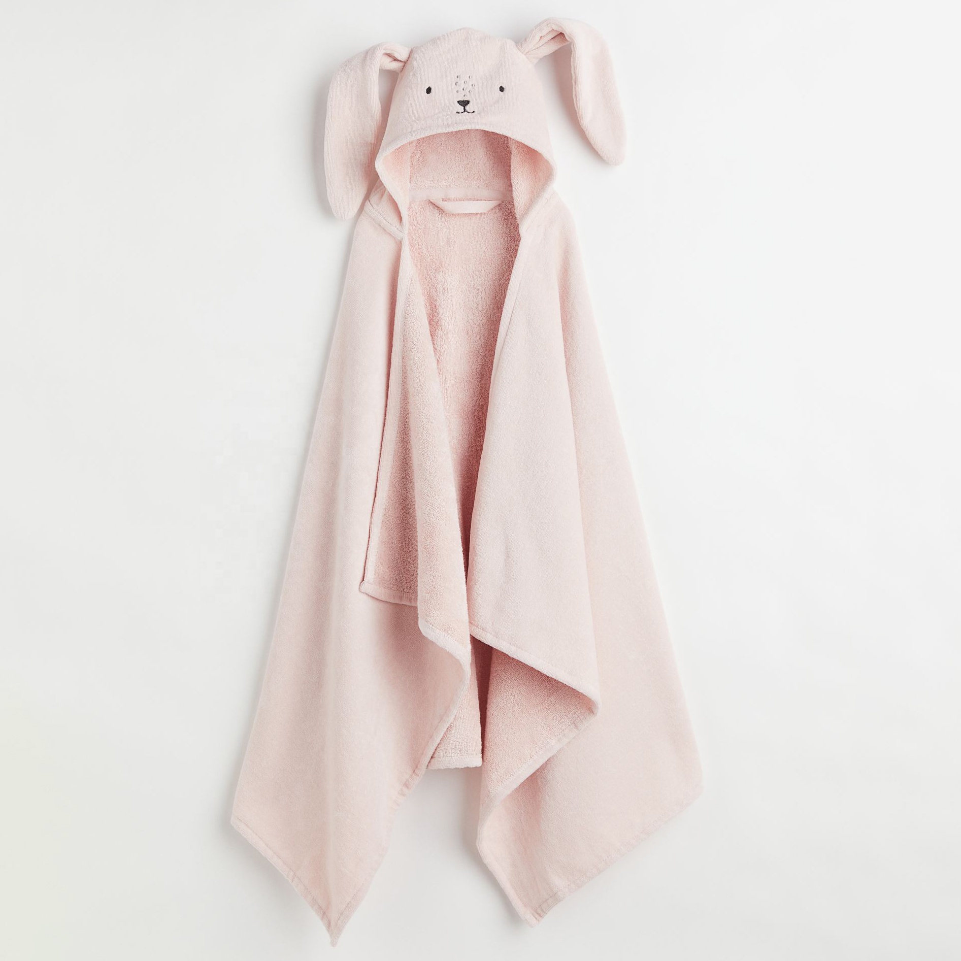 Custom Logo Terry Strand Schattige Dieren Baby Hooded Handdoek Poncho Voor Kinderen