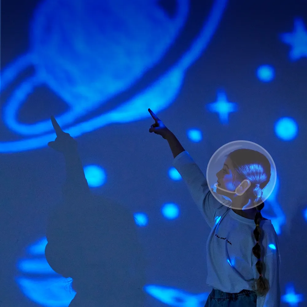 Проектор ночного света «Океан, звезда, небо, 360, вращающаяся туманность, звездная проекционная лампа для детей