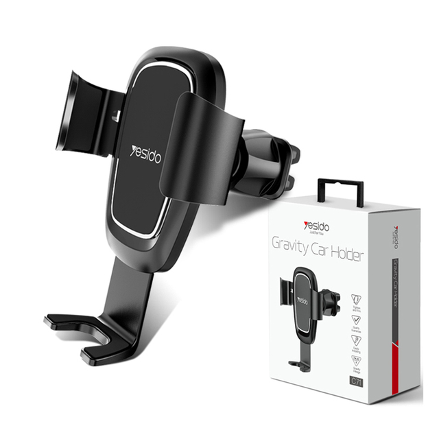 C71 New Air Vent Mount Bracket 360 Angle Adjustable Spring Clip Mobile Phone Holder Car
