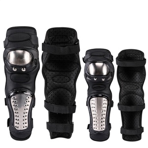 Ensemble de genouillères et coudières en acier inoxydable avec matériau EVA pour équipement de protection de course de moto - Product Image 5