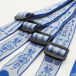 Fashion Custom Adjustable Jacquard Lanyard Embroidery Woven Phone Crossbody Strap Bag Shoulder Strap Women Accessory Lanyard - Product Image 3