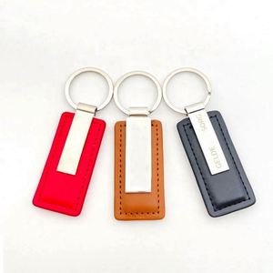 Custom Embossed Logo PU <b>Leather</b> <b>Keychain</b> Promotional Car <b>Keychain</b> Gift - Product Image 3