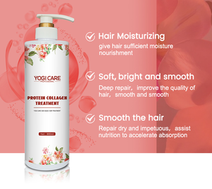 YOGI CARE Protein Collagen <b>Hair</b> Treatment 300ml <b>Hair</b> Repairing Cream for Salon - Product Image 5