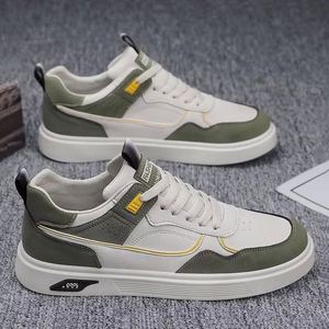 Zapatillas Deportivas Casuales Blancas Transpirables con Cordones, Estilo Coreano, Modernas y Versátiles para Hombre, Venta al Por Mayor - Product Image 4