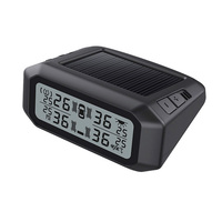 Capteur de pneu Tpms sans fil pour voiture Affichage de l'énergie solaire Capteur Tpms universel pour voiture et remorque