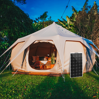 Panneau solaire monocristallin flexible léger de 100 W pour alimentation mobile
