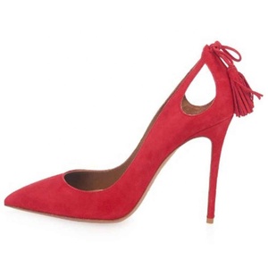 Phụ Nữ Của Cao Gót Bơm Ngón Chân Chỉ Fringe Stiletto Với Tua Thời Trang Da Lót Phụ Nữ 'Strappy Gót Bơm - Product Image 5