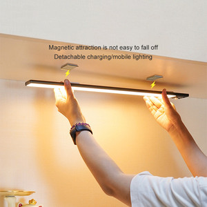 Ultra-Thin Indoor Lighting 3 Color Dimmable 5v Usb Rechargeable Kitchen Cabinet Closet Wardrobe <strong>Led</strong> Motion <strong>Sensor</strong> <strong>Light</strong> - Product Image 1