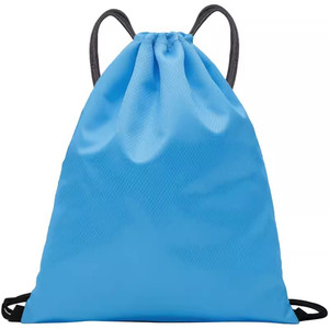 Custom 210D Polyester Drawstring Backpack Professional Logo Customized Durable Sport Gym Bag for Promotional Use