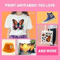 Imprimante Numérique DTF Rose Haolic 2025 A3 33CM XP600 Livraison Gratuite US pour T-shirts, Imprimante DTF et Four