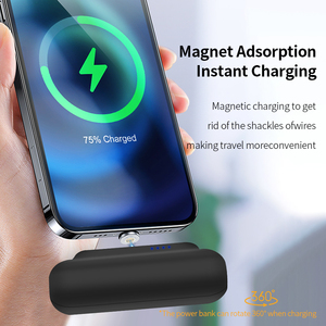 Mini banco de energí<span class=keywords><strong>a</strong></span> 3 en 1 Universal personalizado de 3000mAh para todos los teléfonos móviles, auriculares, Mini cápsula portátil, Banco de energí<span class=keywords><strong>a</strong></span> inalámbrico magnético - Product Image 2