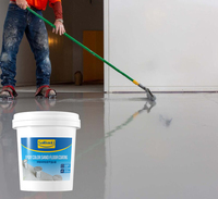 Revêtement de sol liquide époxy imperméable de haute qualité avec sable coloré pour surfaces en granit
