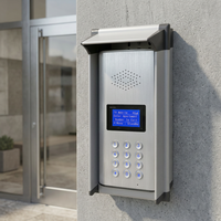 Interphone audio sans fil GSM 4G LTE avec déverrouillage de portail, contrôle via application iOS/Android, alimentation 12V DC pour appartements et communautés fermées
