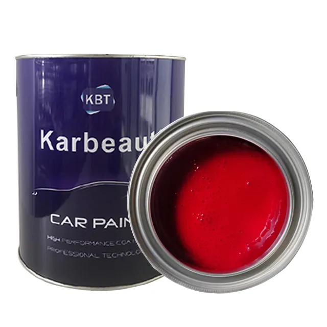 Popular Selling 1K Color Auto Paint Mauve Red Automotive Paint Factory Wholesale With Good Quality