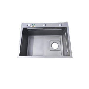 Hot Sale Manufacturer's Brushed Rectangular Stainless Steel Kitchen <strong>Sinks</strong> Complete Whole Basin Design Discounted Restaurant Use - Product Image 2