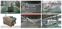 Machine extrudeuse entièrement automatique pour aliments flottants pour poissons, ligne de production de granulés aquatiques 1 tonne par heure