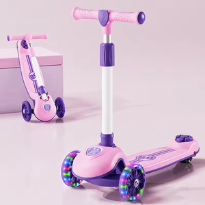 Monopatín Plegable de 3 Ruedas para Niños con Ruedas de PU con Luces para Niños Pequeños - Product Image 6