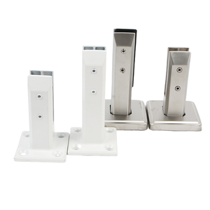 Vườn sàn kính công cụ ban công cầu thang lan can kẹp kính nặng lan can kẹp khung-Vuông kính vòi kẹp - Product Image 2