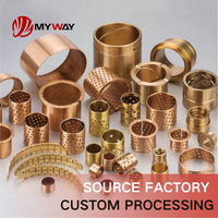 Manchons en bronze de haute précision 30x34/65mm |   Silentblocs de suspension robustes pour camions et remorques, remplacement OEM