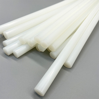 Bâton de colle acrylique blanc thermofusible diamètre 7mm avec haute viscosité pour bricolage artisanat obligations plastique et mousse bois papier verre métal