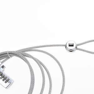 YH10018 Cable Lock with 4 Digit <strong>Password</strong> for dell Laptop,Coded Lock with Combination <strong>Password</strong> for Laptop,Notebook Computer Chain - Product Image 4