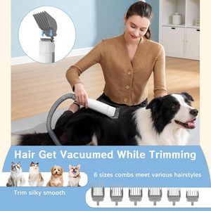 Agente de Dropshipping para Shopify: Nuevo Set Eléctrico 7 en 1 para Aseo y Corte de Pelo de Mascotas (Perros y Gatos) con Aspiradora Integrada 2026 - Product Image 3