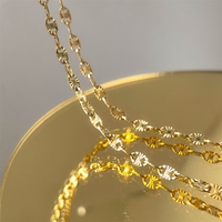 Collier Bowei Hip Hop ajouré, chaîne épaisse nouée, inspiré des ondulations, délicat